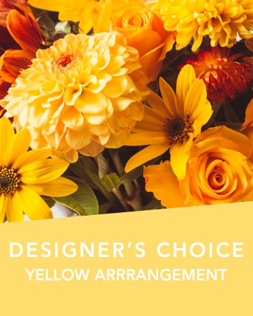 DC Yellow arrangement  Flower Arrangement